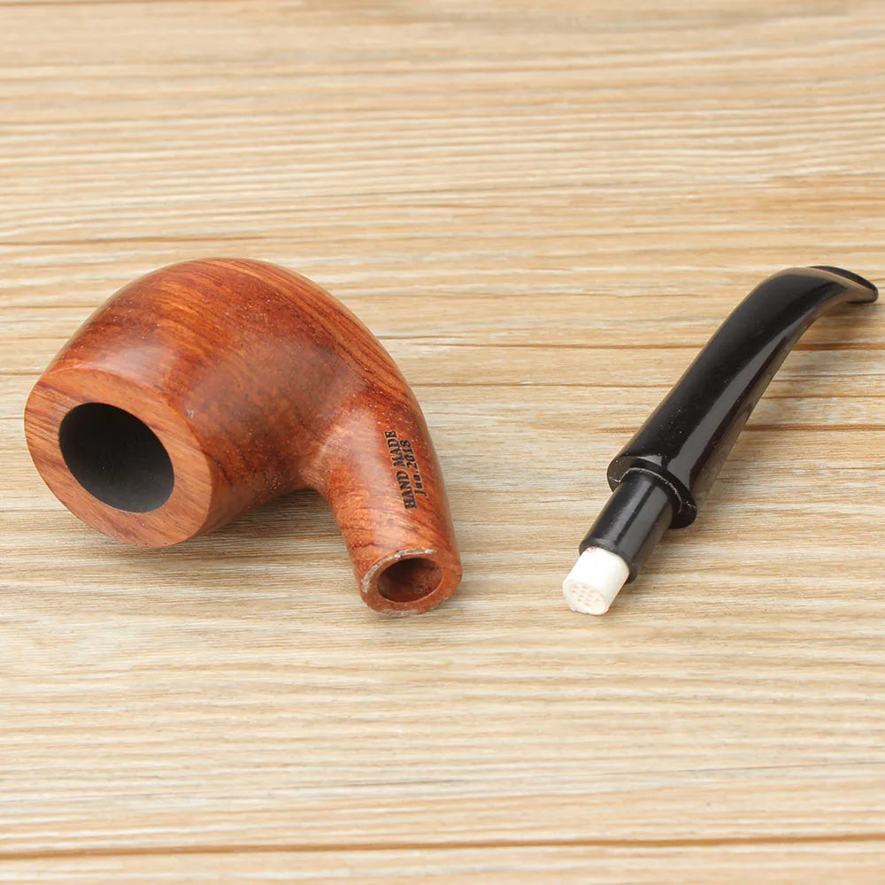 African Rosewood Tobacco Pipe Set